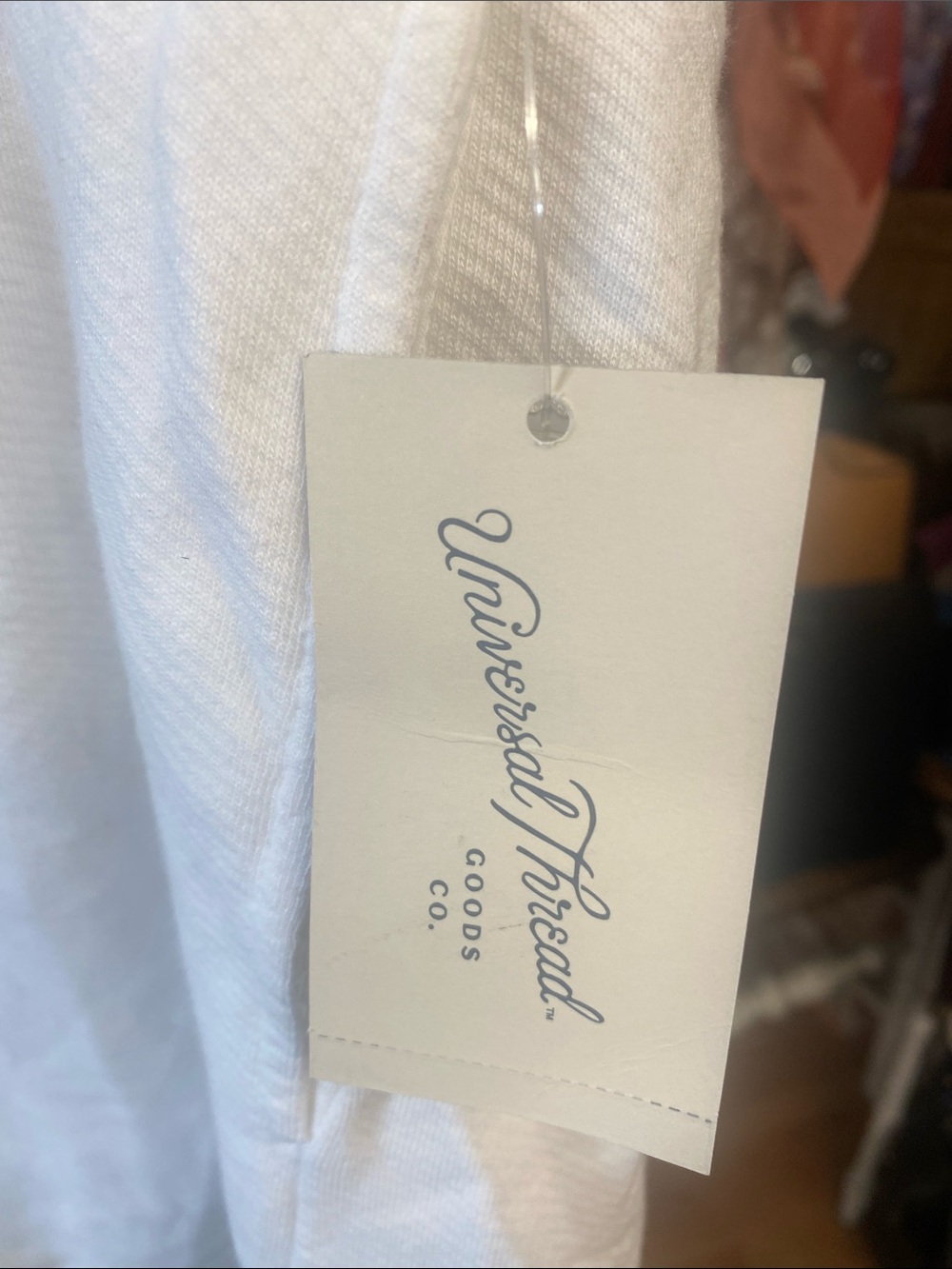 Universal Thread White Drawstring Athletic Shorts - Picture 2 of 7